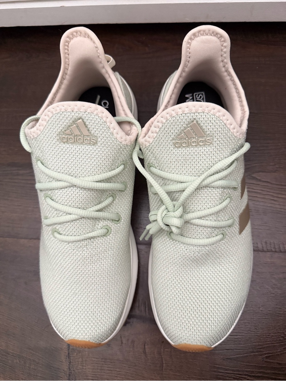 NWOT Adidas Mint Green Lightweight Knit Shoes
